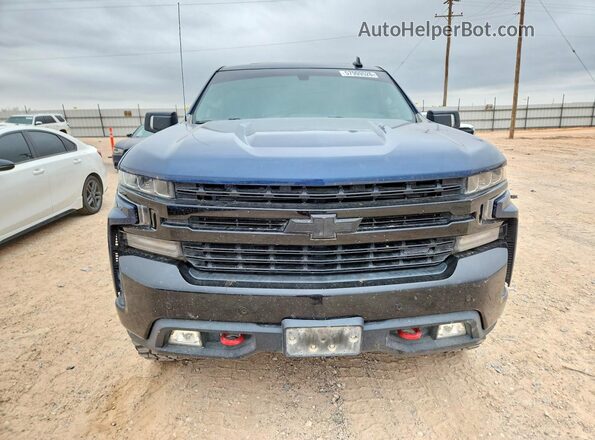 3GCPYFED1LG211990 2020 CHEVROLET SILVERADO Blue Вид спереду