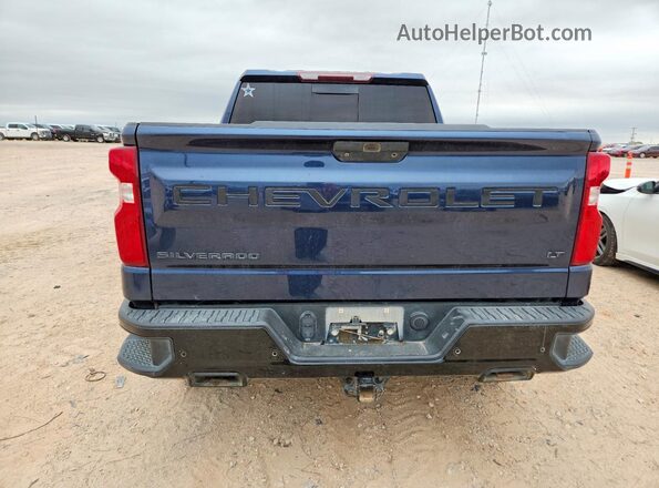 3GCPYFED1LG211990 2020 CHEVROLET SILVERADO Blue Вид ззаду