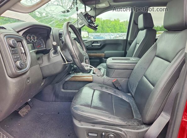 3GCPYFED1MG336215 2021 CHEVROLET SILVERADO Red Widok wnętrza z przodu