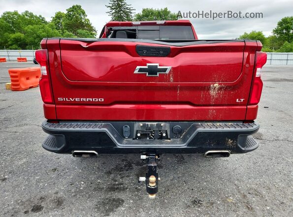 3GCPYFED1MG336215 2021 CHEVROLET SILVERADO Red Widok z tyłu
