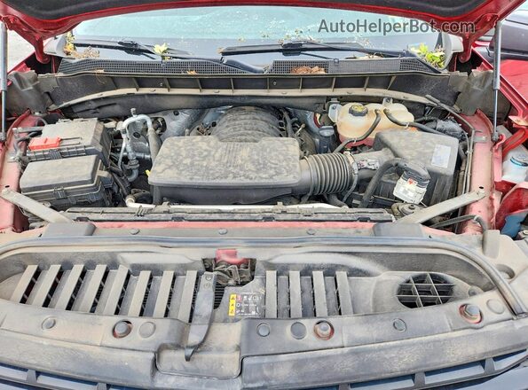 3GCPYFED1MG336215 2021 CHEVROLET SILVERADO Red Widok wnętrza z tyłu