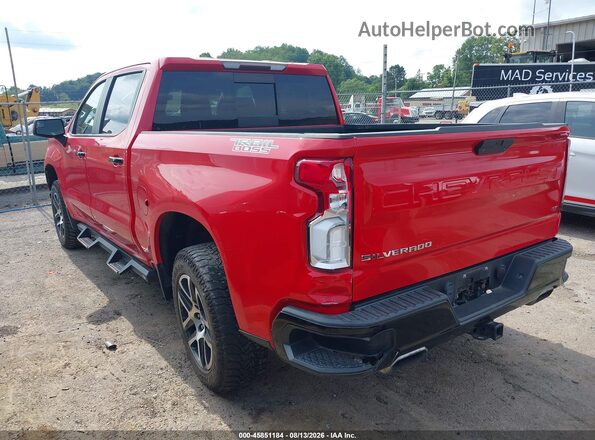 3GCPYFED2KG131158 2019 CHEVROLET SILVERADO Red უკანა მარცხენა