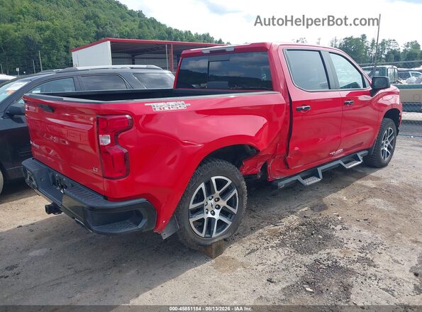3GCPYFED2KG131158 2019 CHEVROLET SILVERADO Red უკანა მარჯვენა