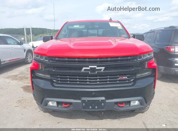 3GCPYFED2KG131158 2019 CHEVROLET SILVERADO Red ხელსაწყოთა პანელის ხედი