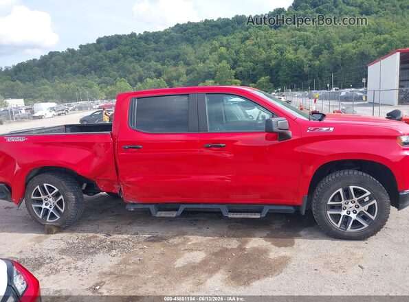 3GCPYFED2KG131158 2019 CHEVROLET SILVERADO Red უკანა სალონის ხედი