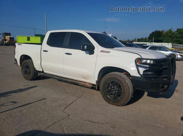 3GCPYFED2KG198262 2019 CHEVROLET SILVERADO Белый Передняя правая четверть