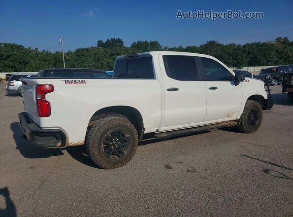 3GCPYFED2KG198262 2019 CHEVROLET SILVERADO Белый Задняя правая четверть