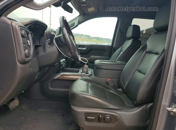 3GCPYFED2KG236685 2019 CHEVROLET SILVERADO Серый Вид салона спереди