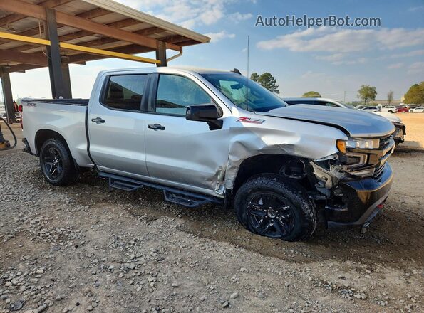 3GCPYFED2MG311615 2021 CHEVROLET SILVERADO Серебряный Передняя правая четверть