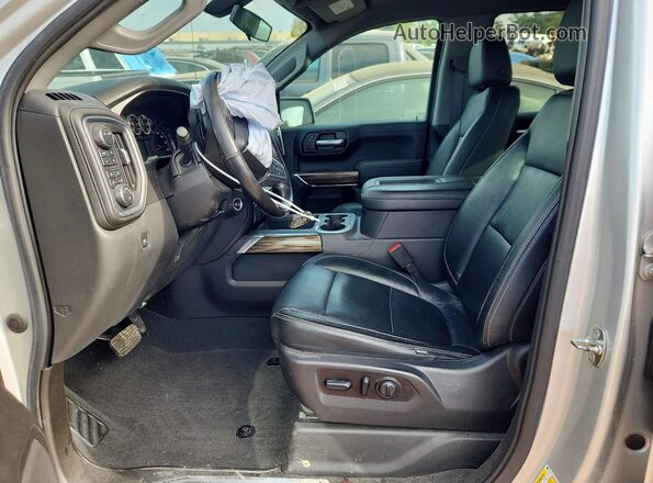 3GCPYFED2MG311615 2021 CHEVROLET SILVERADO Серебряный Вид салона спереди