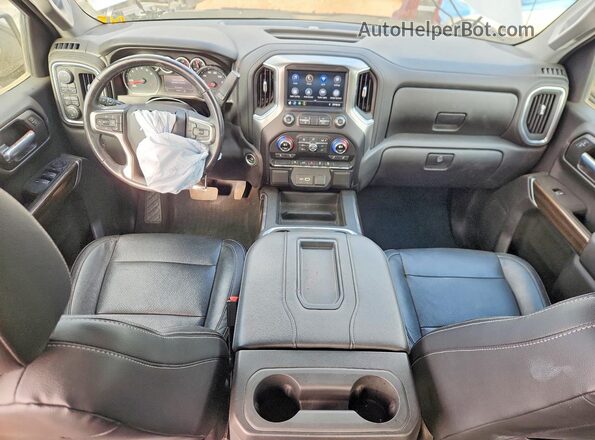 3GCPYFED2MG311615 2021 CHEVROLET SILVERADO Серебряный Вид панели приборов