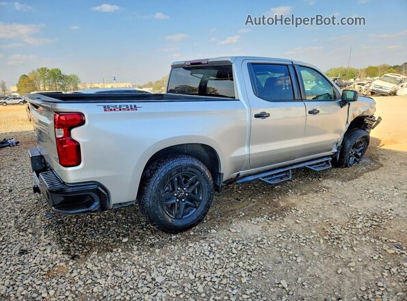 3GCPYFED2MG311615 2021 CHEVROLET SILVERADO Серебряный Задняя правая четверть