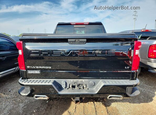 3GCPYFED3LG133938 2020 CHEVROLET SILVERADO Черный Вид сзади
