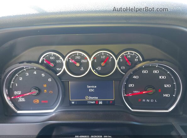 3GCPYFED4MG300910 2021 CHEVROLET SILVERADO Silver Вид задніх сидінь