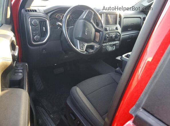 3GCPYFED6LG402501 2020 CHEVROLET SILVERADO Red Вид панелі приладів