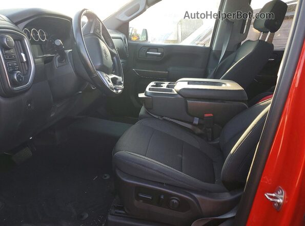 3GCPYFED6LG402501 2020 CHEVROLET SILVERADO Red Вид салону спереду