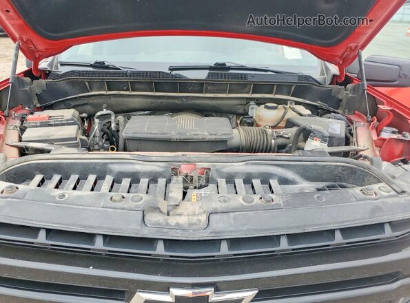 3GCPYFED6LG402501 2020 CHEVROLET SILVERADO Red Вид задньої частини салону