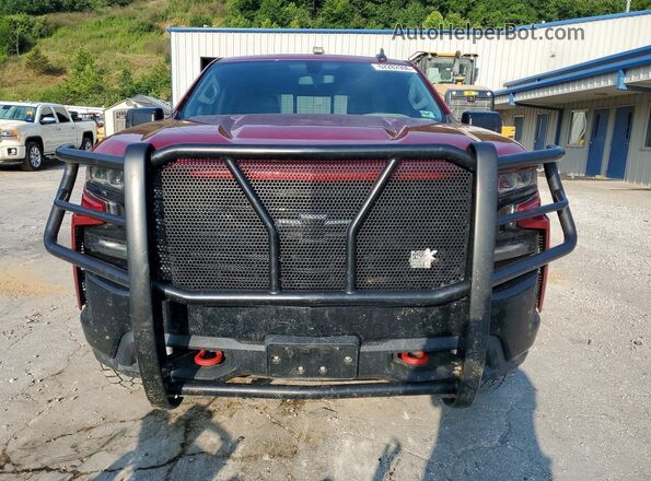 3GCPYFED7MG369283 2021 CHEVROLET SILVERADO Красный Вид спереди