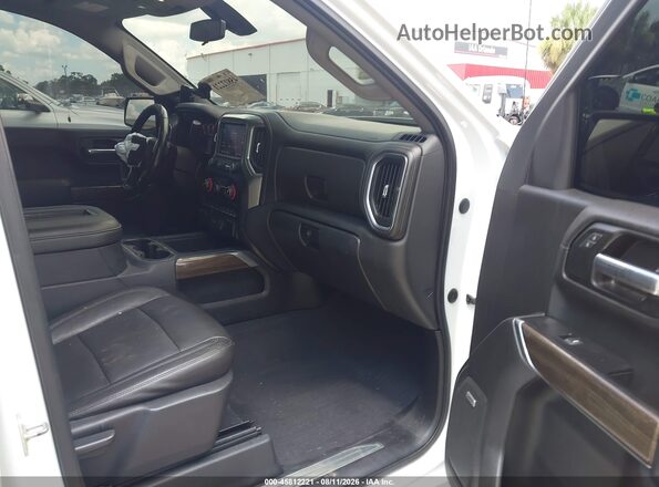 3GCPYFED8KG199934 2019 CHEVROLET SILVERADO White Vista interior delantera