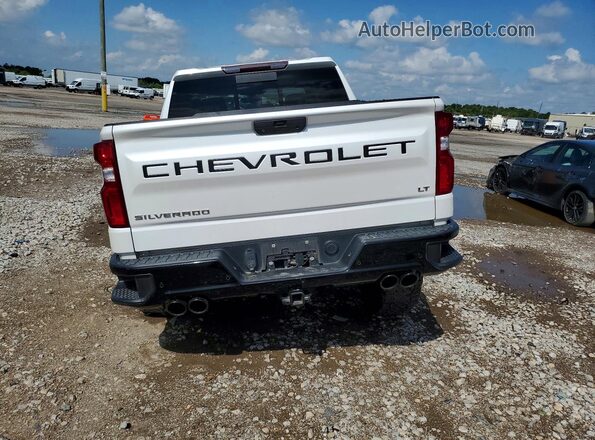 3GCPYFED8LG111580 2020 CHEVROLET SILVERADO White Вид ззаду