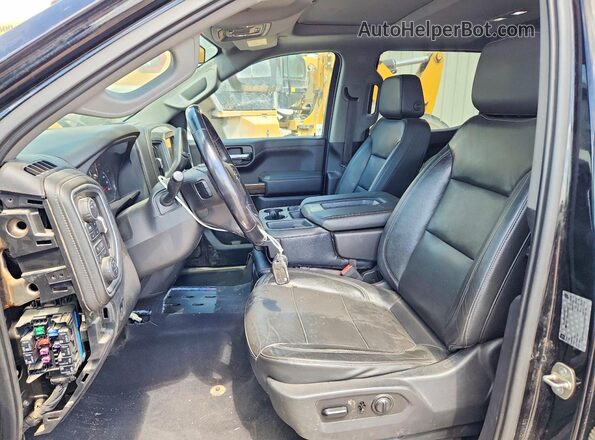 3GCPYFEDXKG204518 2019 CHEVROLET SILVERADO Black Вид салону спереду