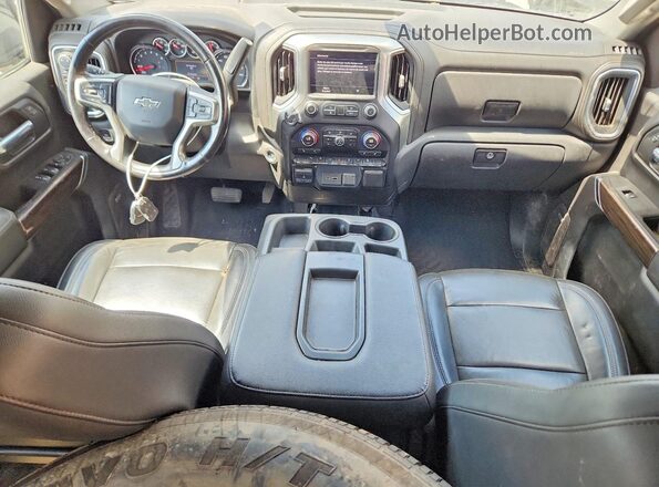 3GCPYFEDXKG204518 2019 CHEVROLET SILVERADO Black Вид панелі приладів