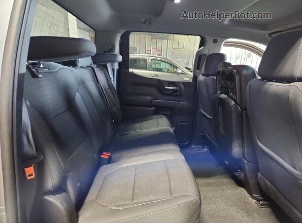 3GCPYJEK6NG154660 2022 CHEVROLET SILVERADO Gray Rear seats view
