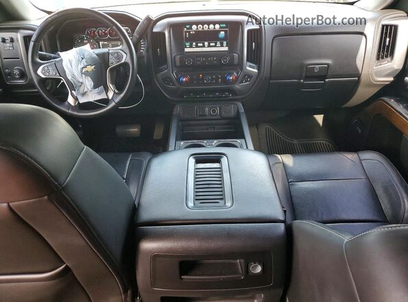 3GCUCSEC9GG102216 2016 CHEVROLET SILVERADO Black Widok deski rozdzielczej