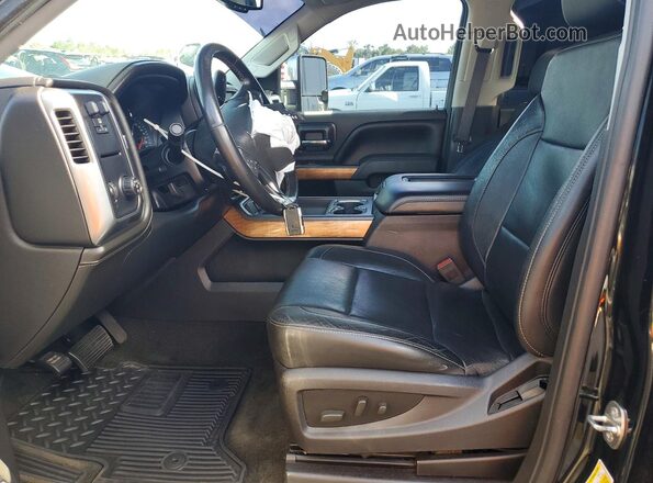 3GCUCSEC9GG102216 2016 CHEVROLET SILVERADO Black Widok wnętrza z przodu
