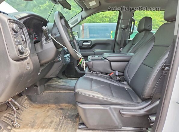 3GCUDAED4PG115004 2023 CHEVROLET SILVERADO White Vista interior delantera