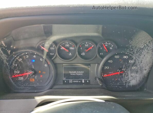 3GCUDCET3NG578557 2022 CHEVROLET SILVERADO White Սարքավորումների վահանակի տեսք
