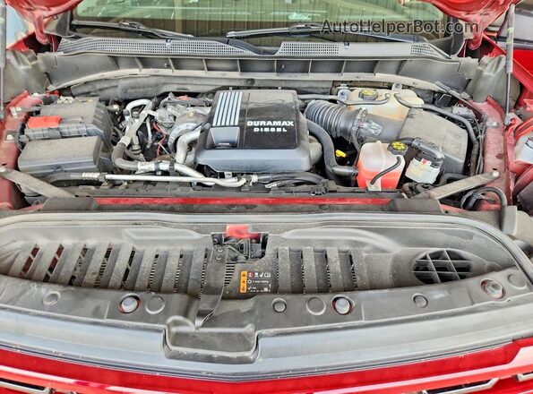 3GCUDEE85PG336119 2023 CHEVROLET SILVERADO Red Vista interior trasera