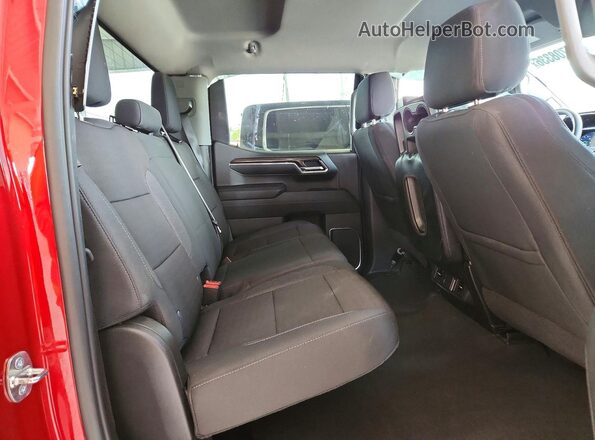 3GCUDEE85PG336119 2023 CHEVROLET SILVERADO Red Vista de los asientos traseros