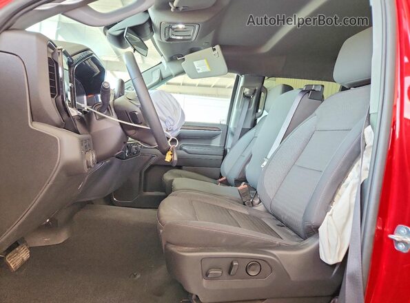 3GCUDEE85PG336119 2023 CHEVROLET SILVERADO Red Vista interior delantera