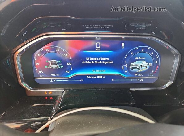 3GCUDEE85PG336119 2023 CHEVROLET SILVERADO Red Vista del cuadro de instrumentos