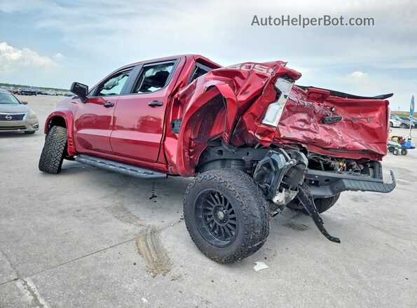 3GCUDFED4NG606585 2022 CHEVROLET SILVERADO Red Задня ліва чверть