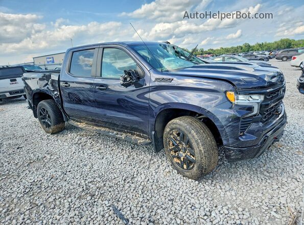 3GCUDFED5NG584936 2022 CHEVROLET SILVERADO Черный Передняя правая четверть