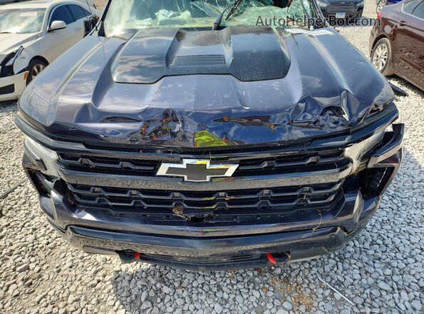 3GCUDFED5NG584936 2022 CHEVROLET SILVERADO Черный Вид задней части салона