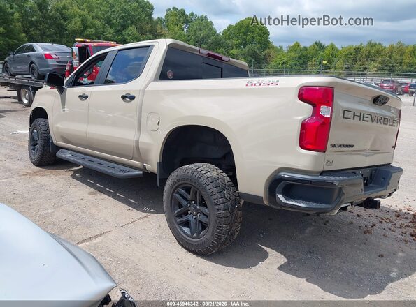 3GCUDFED9NG681282 2022 CHEVROLET SILVERADO Tan Հետևի ձախ