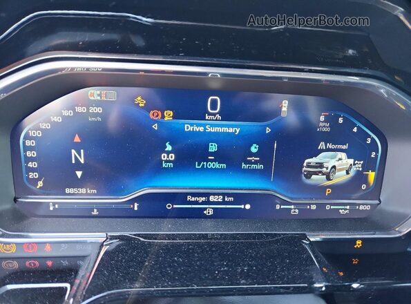3GCUDFEDXRG299106 2024 CHEVROLET SILVERADO Белый Вид щитка приборов