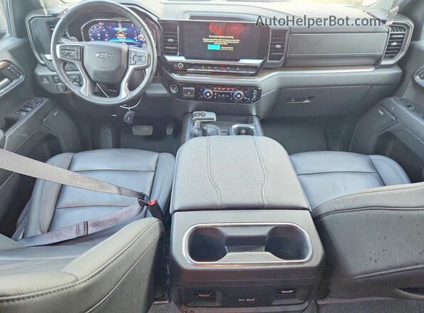 3GCUDFEL4RG281501 2024 CHEVROLET SILVERADO Серый Вид панели приборов