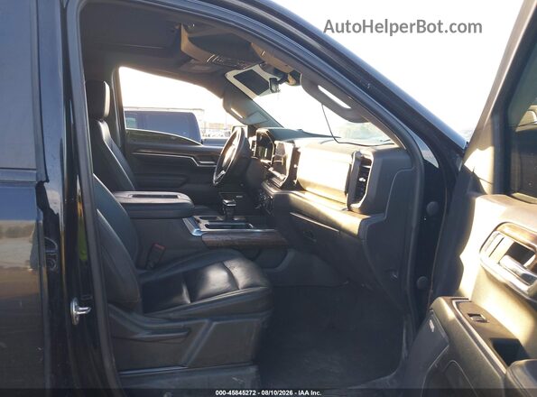 3GCUDFEL5NG630756 2022 CHEVROLET SILVERADO Black Вид салону спереду
