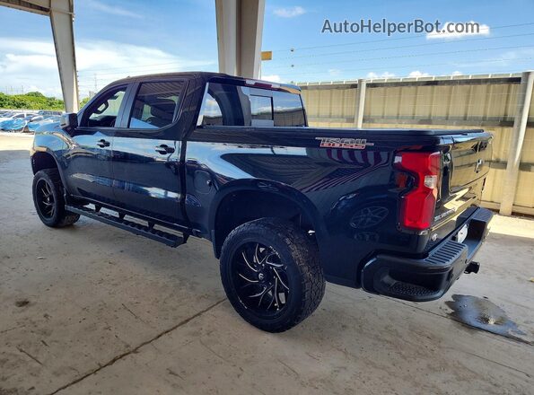 3GCUDFET4NG567102 2022 CHEVROLET SILVERADO Black Tył lewy