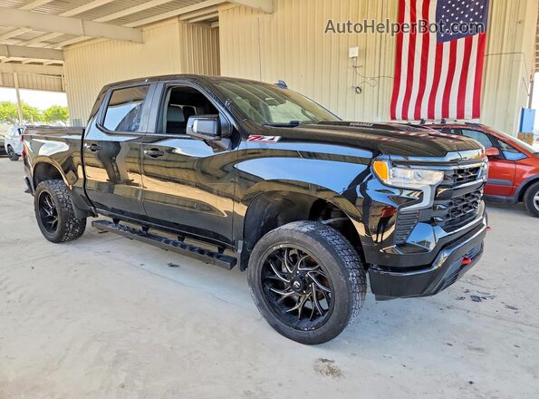 3GCUDFET4NG567102 2022 CHEVROLET SILVERADO Black Przód prawy