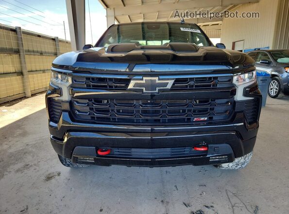 3GCUDFET4NG567102 2022 CHEVROLET SILVERADO Black Widok z przodu