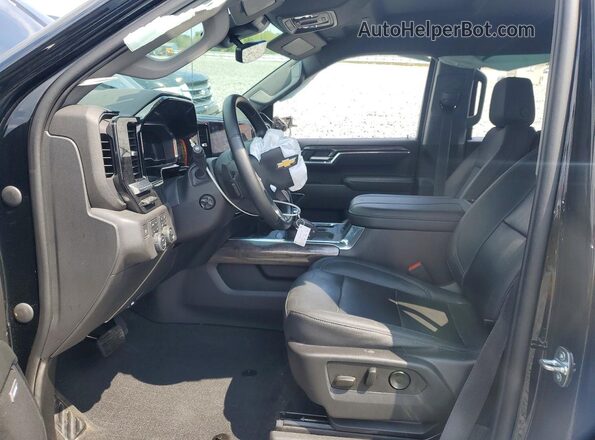 3GCUDGEL0PG330812 2023 CHEVROLET SILVERADO Black Вид салону спереду
