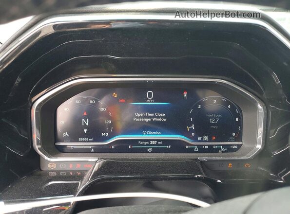 3GCUDGEL0PG330812 2023 CHEVROLET SILVERADO Black Вид щитка приладів