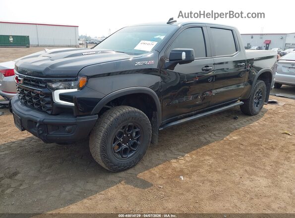3GCUDHE84RG254628 2024 CHEVROLET SILVERADO Black Առջևի ձախ երեք քառորդ տեսարան
