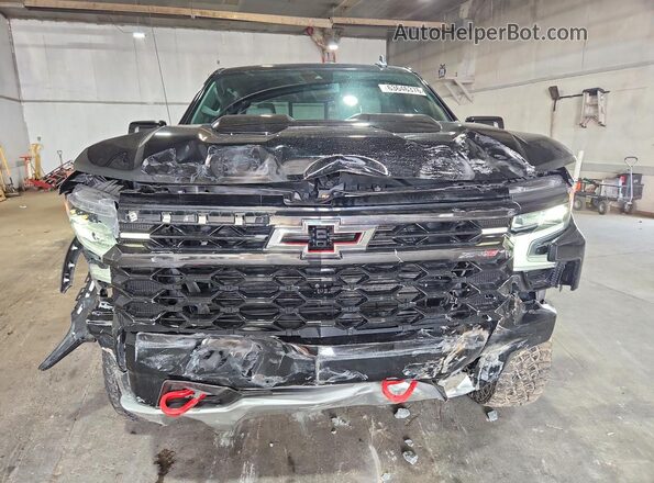 3GCUDHEL5NG573521 2022 CHEVROLET SILVERADO Black Front view