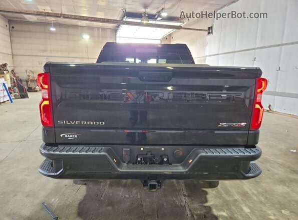3GCUDHEL5NG573521 2022 CHEVROLET SILVERADO Black Rear view